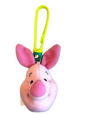 NWOT 1999 VTG Disney Winnie the Pooh Piglet Plush Backpack Clip McDonald’s Toy